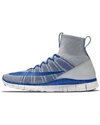 Nike - Free Flyknit Mercurial 'Wolf Game Royal' - Lyst