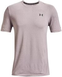 Under Armour - Rush Seamless Geosport Short Sleeve T-Shirt 'Stone' - Lyst