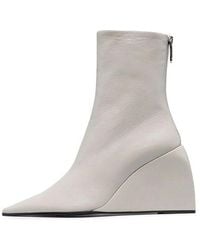 Off-White c/o Virgil Abloh - Off- Dolls Wedge Boots - Lyst