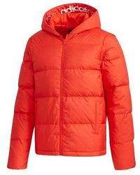 adidas - Neo Sports Hooded Detachable Long Sleeves Down Jacket - Lyst