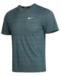 Nike - M Nk Df Miler Top Ss Running Training Sports Short Sleeve - Lyst