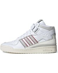 adidas - Originals Forum Mid Shoes 'Cloud One' - Lyst