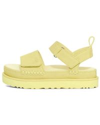 UGG - (Wmns) Goldenstar Platform Sandal 'Lemon' - Lyst