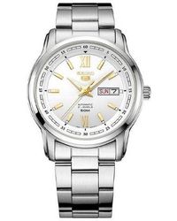 Seiko - No. 5 Sports Steel Strip Waterproof Business Mechanical Watch - Lyst