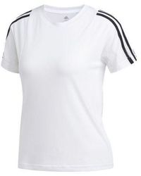 adidas - (Wmns) Training Round Neck Pullover Short Sleeve - Lyst