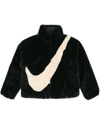 Nike - Sportswear Swoosh Large Logo Stay Warm Lamb's Wool Stand Collar Jacket Autumn Asia Edition - Lyst