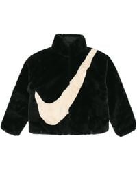 Nike - (Wmns) Sportswear Swoosh Large Logo Stay Warm Lamb's Wool Stand Collar Jacket Autumn Asia Edition - Lyst