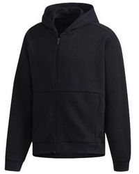 adidas - S2S Spc Hd Solid Color Casual Sports Zipper Jacket - Lyst