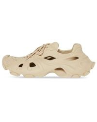 Balenciaga - Hd Lace Up Cut Out Sneakers - Lyst