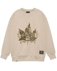 Li-ning - Badfive Graphic Sweatshirt 'Khaki' - Lyst