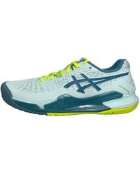 Asics - (Wmns) Gel Resolution 9 Wide 'Soothing Sea Gris' - Lyst