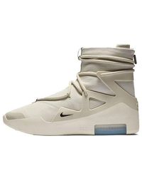 Nike Air Fear Of God 1 "light Bone" Sneakers in Gray for Men | Lyst