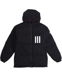 adidas - Rev 3St Down Ho Stay Warm Reversible Outdoor Hooded Down Jacket - Lyst