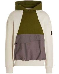 A_COLD_WALL* - Flap-Pocket Panelled Hoodie 'Off' - Lyst