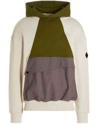 A_COLD_WALL* - Flap-Pocket Panelled Hoodie 'Off' - Lyst