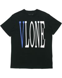 Vlone(GOAT) - Large Logo Round Neck Short Sleeve T-shirt - Lyst
