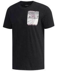 adidas - Neo Cs Su Tee Ss Round Neck Short Sleeve - Lyst