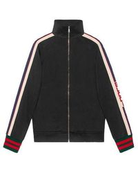 Gucci - Technical Jersey Track Jacket Stripe Zipper Classic - Lyst