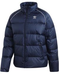 adidas - Down Puffer Trefoil Jacket - Lyst