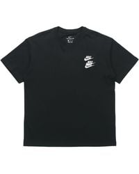 Nike - Large Logo Printing Sports Round Neck Short Sleeve - Lyst