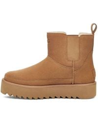 UGG - (Wmns) Classic Chelsea Platform Mini Boot 'Chestnut' - Lyst