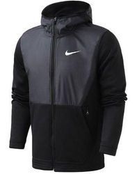 Nike - Splicing Hooded Stay Warm Sports Jacket - Lyst