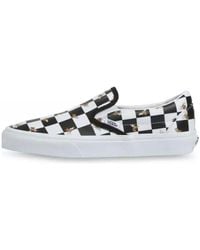 Vans - Classic Slip-On Bee Check - Lyst