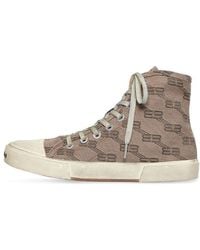 Balenciaga - (Wmns) Paris High Top Sneakers Bb Monogram Cotton And Rubber' - Lyst