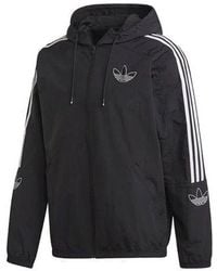 adidas - Originals Casual Sports Zipper Hooded Jacket - Lyst