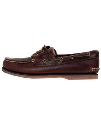 Timberland - 3-Eye Lug Handsewn Boat Shoe 'Dark' - Lyst