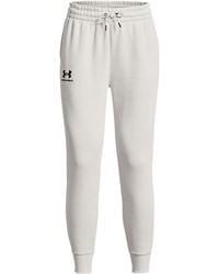 Under Armour - (Wmns) Essential Fleece Tapered Pants - Lyst