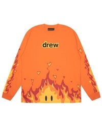 Drew House - Fire Long Sleeve T-Shirt - Lyst