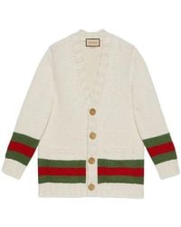 Gucci - Wool Cardigan - Lyst