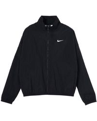 Nike - Stand Collar Logo Print Jacket - Lyst