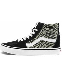 Vans - Sk8-Hi Canvas Sneakers - Lyst
