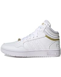 adidas - (Wmns) Hoops 3.0 Mid Classic Shoes Metallic' - Lyst