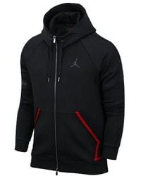 Nike - Logo Splicing Zipper Sports Hooded Jacket - Lyst