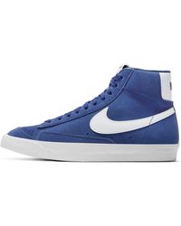 Nike - Blazer Mid '77 Suede 'Deep Royal' - Lyst