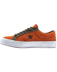 Converse - One Star Ox 'Bold Mandarin' - Lyst