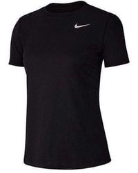 Nike - (Wmns) Quick Dry Side Round Neck Pullover Short Sleeve - Lyst