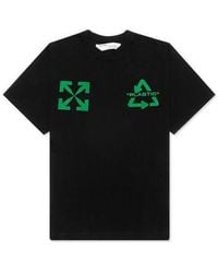 Off-White c/o Virgil Abloh - C/O Virgil Abloh Embroidered Logo Printing Short Sleeve Loose Version T-Shirt - Lyst