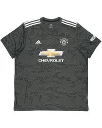 adidas - Mufc A Jsy 20-21 Season Manchester United Away Sw Fan Edition Sports Short Sleeve Jersey - Lyst