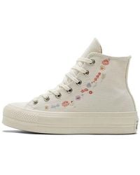 Converse - (Wmns) Chuck Taylor All Star Lift Platform 'Embroidered Floral - Lyst