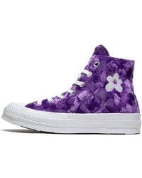 Converse - Golf Le Fleur X Chuck 70 Hi 'Quilted Velvet Tillandsia' - Lyst