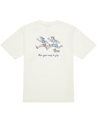 New Balance - Running Duo Graphic T-Shirt 'Ivory' - Lyst
