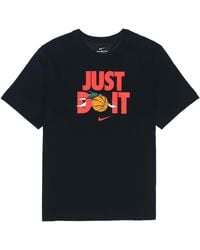 Nike - Just Do It Alphabet Printing Round Neck Short Sleeve - Lyst