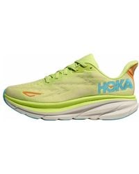 Hoka One One - (Wmns) Clifton 9 Wide 'Citron' - Lyst