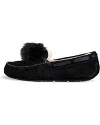 UGG - (Wmns) Ansley Bow Glimmer Fleece Lined Shoe - Lyst