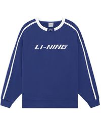 Li-ning - Striped Graphic Sweatshirt - Lyst