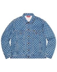 Supreme - Hole Punch Denim Trucker Jacket - Lyst